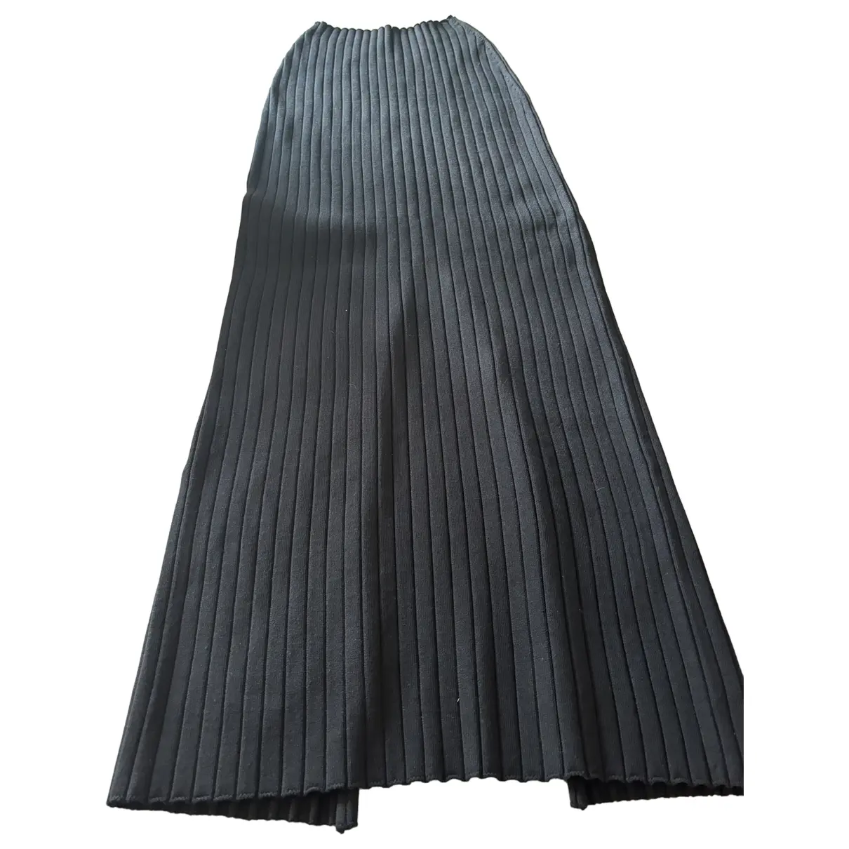 Silk maxi skirt
