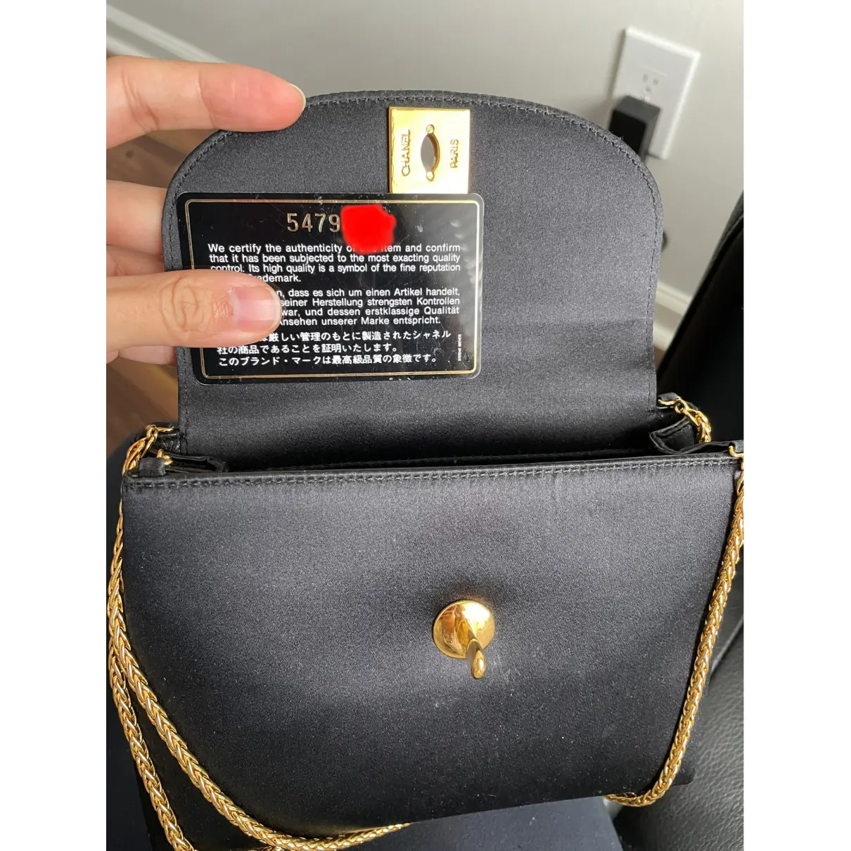 Timeless/Classique silk handbag Chanel