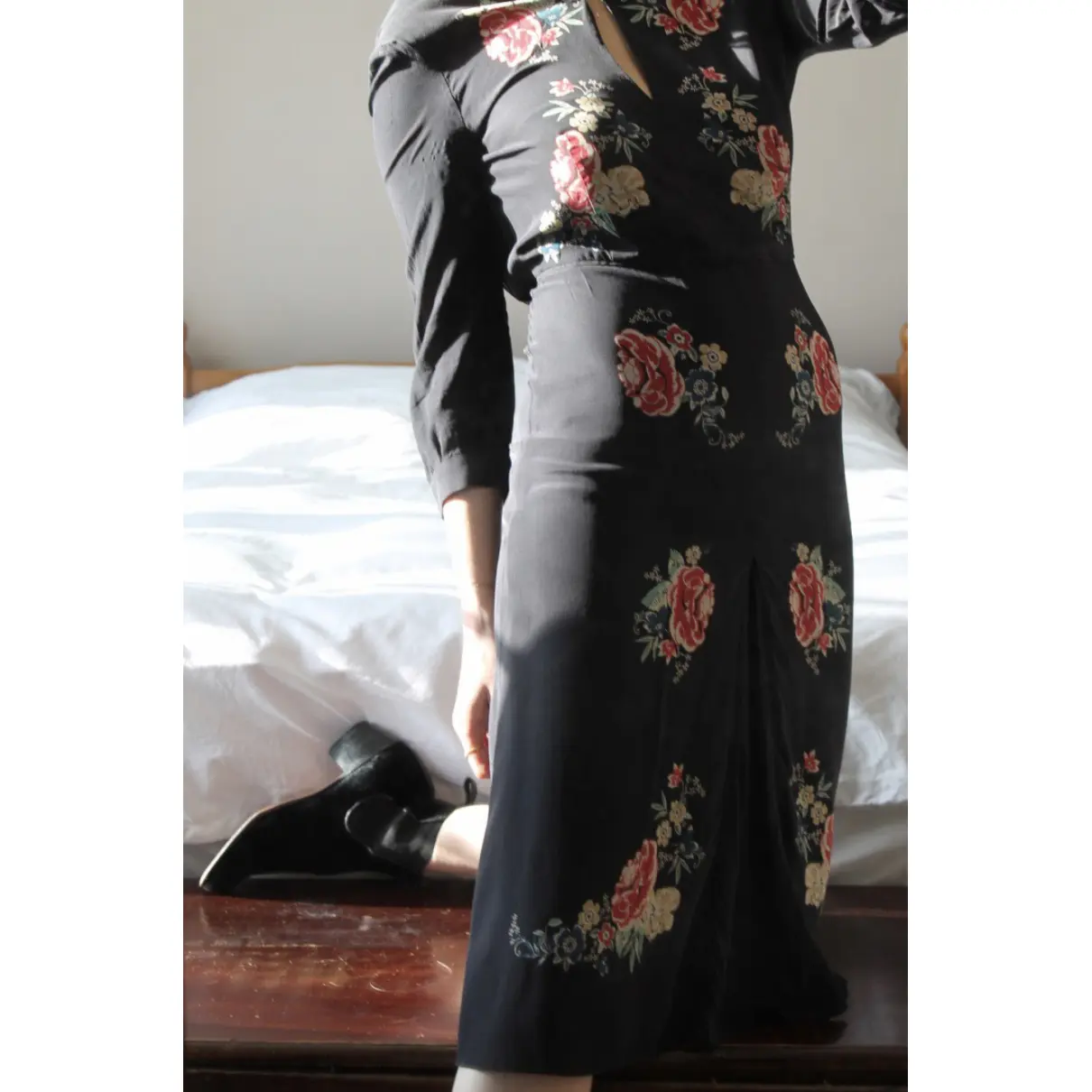 Silk mid-length dress Vilshenko