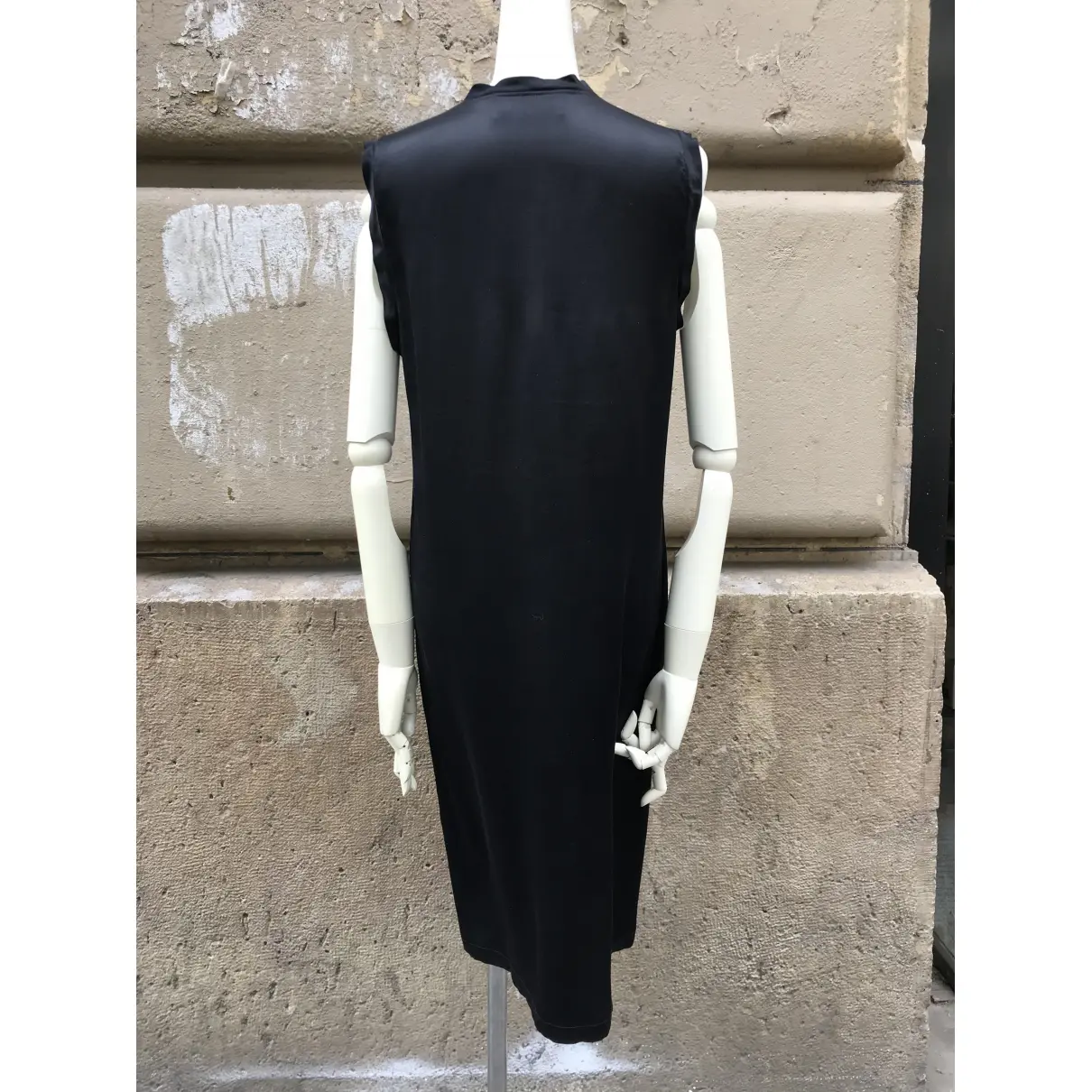 Silk mid-length dress Yves Saint Laurent - Vintage