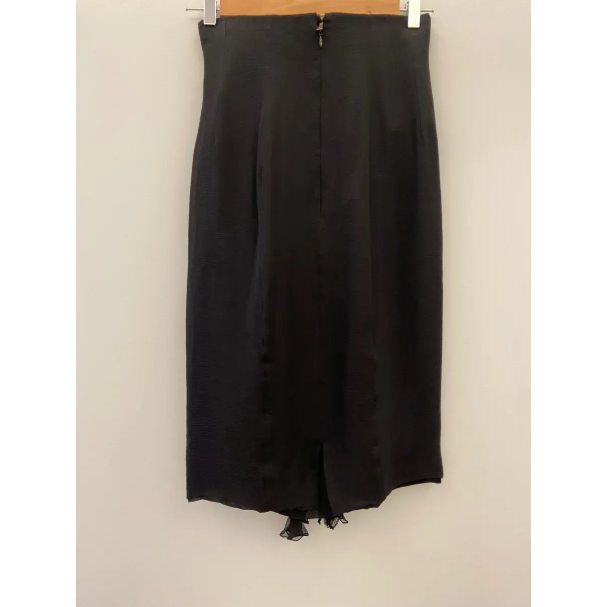 Buy Yves Saint Laurent Silk mid-length skirt online - Vintage