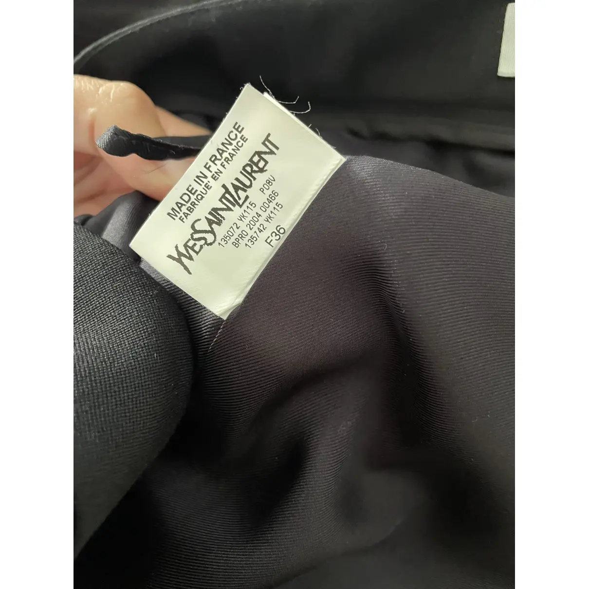 Buy Yves Saint Laurent Silk straight pants online