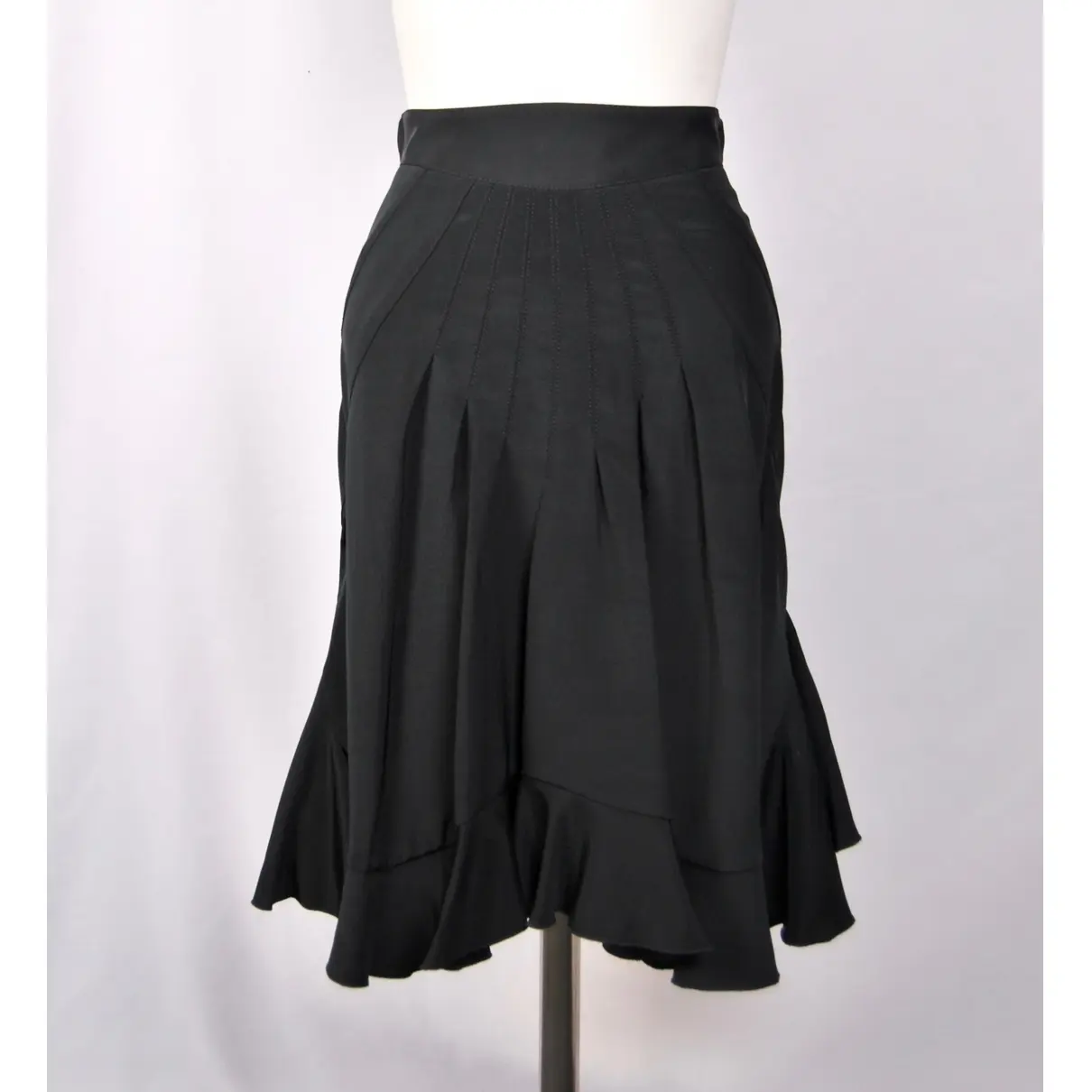 Silk mid-length skirt Zac Posen