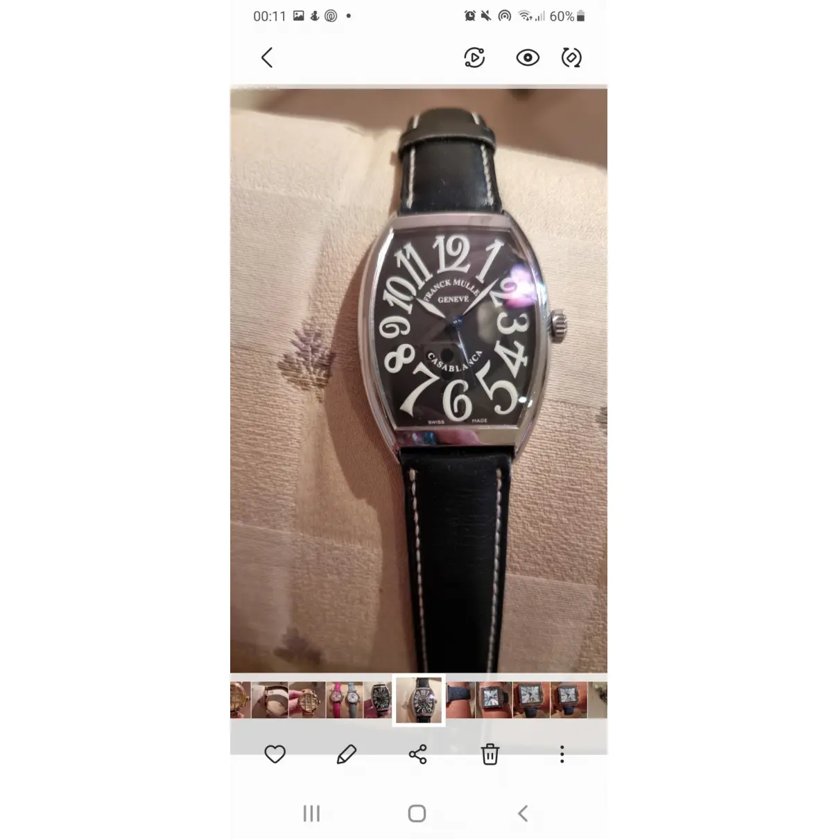 Buy Franck Muller Casablanca silver watch online