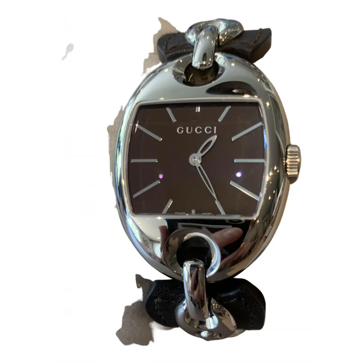 Silver watch Gucci
