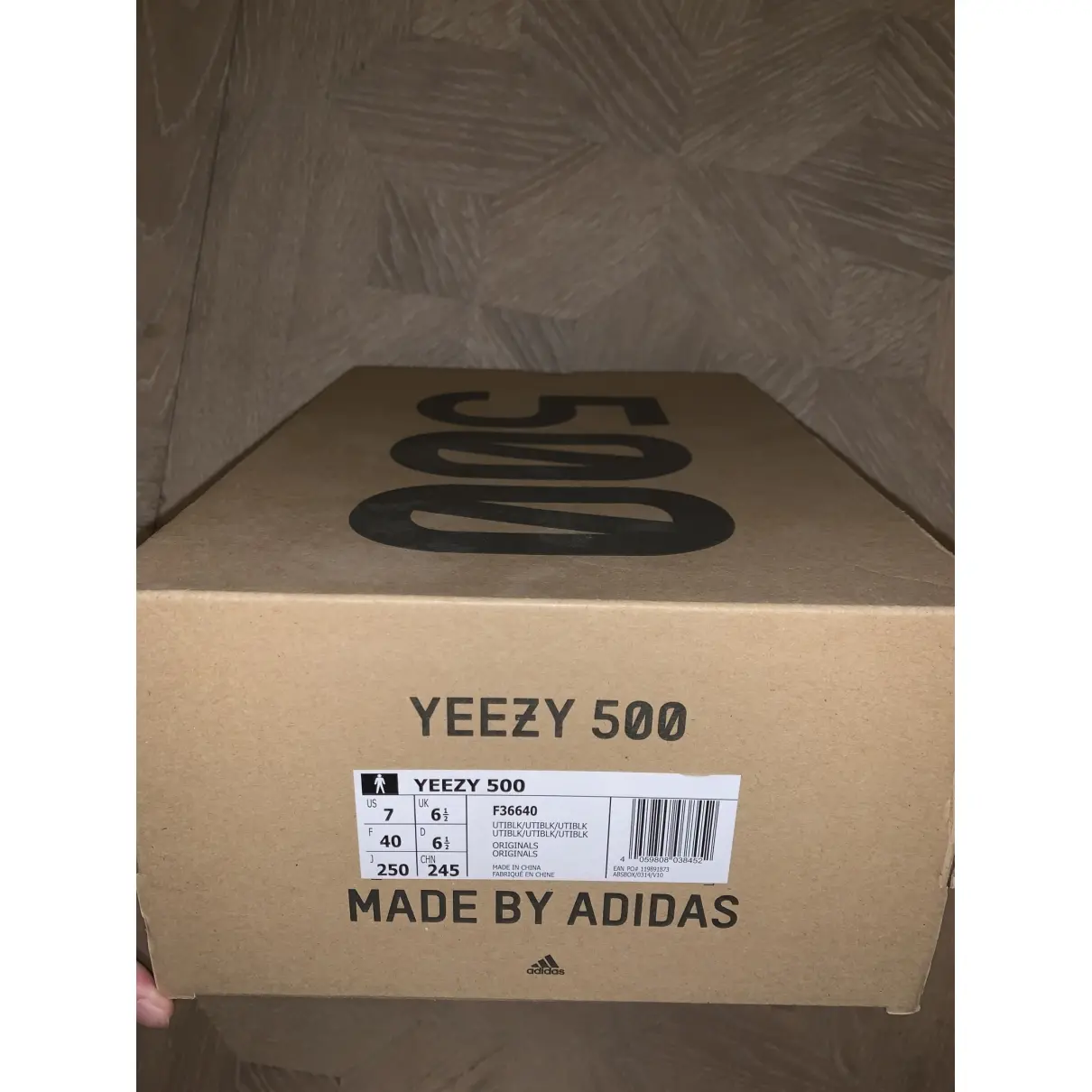 Yeezy x Adidas 500 trainers for sale