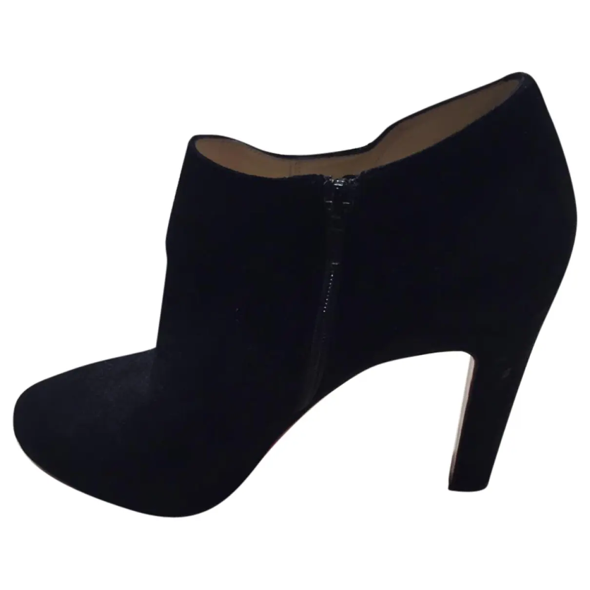 Black Suede Ankle boots Christian Louboutin