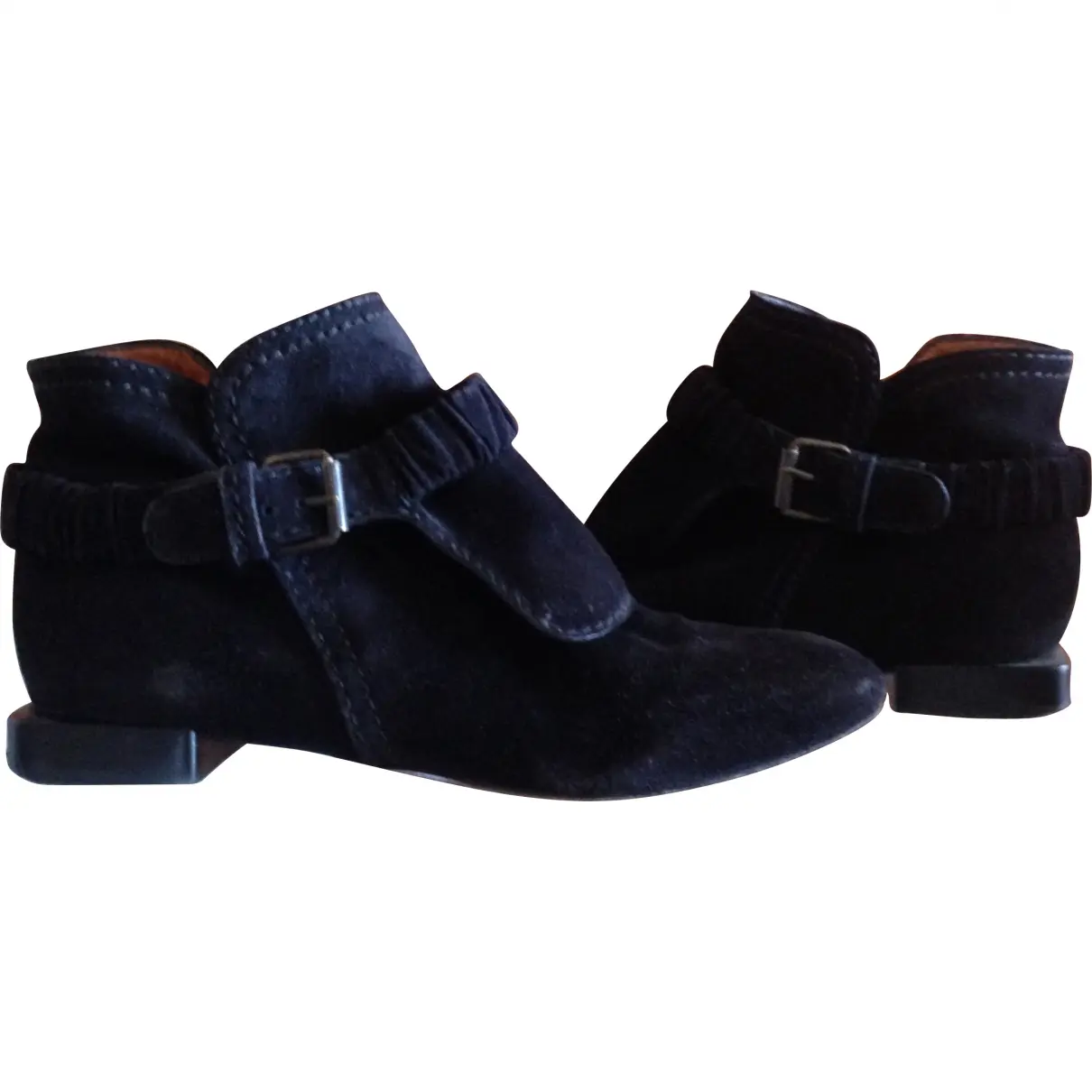 Black Suede Boots Kenzo