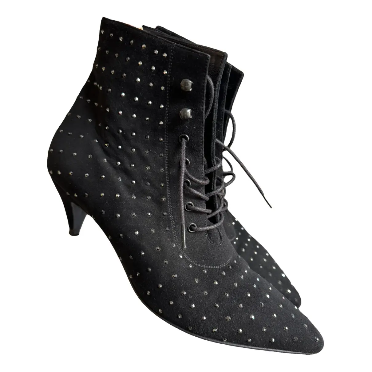 Charlotte lace up boots Saint Laurent