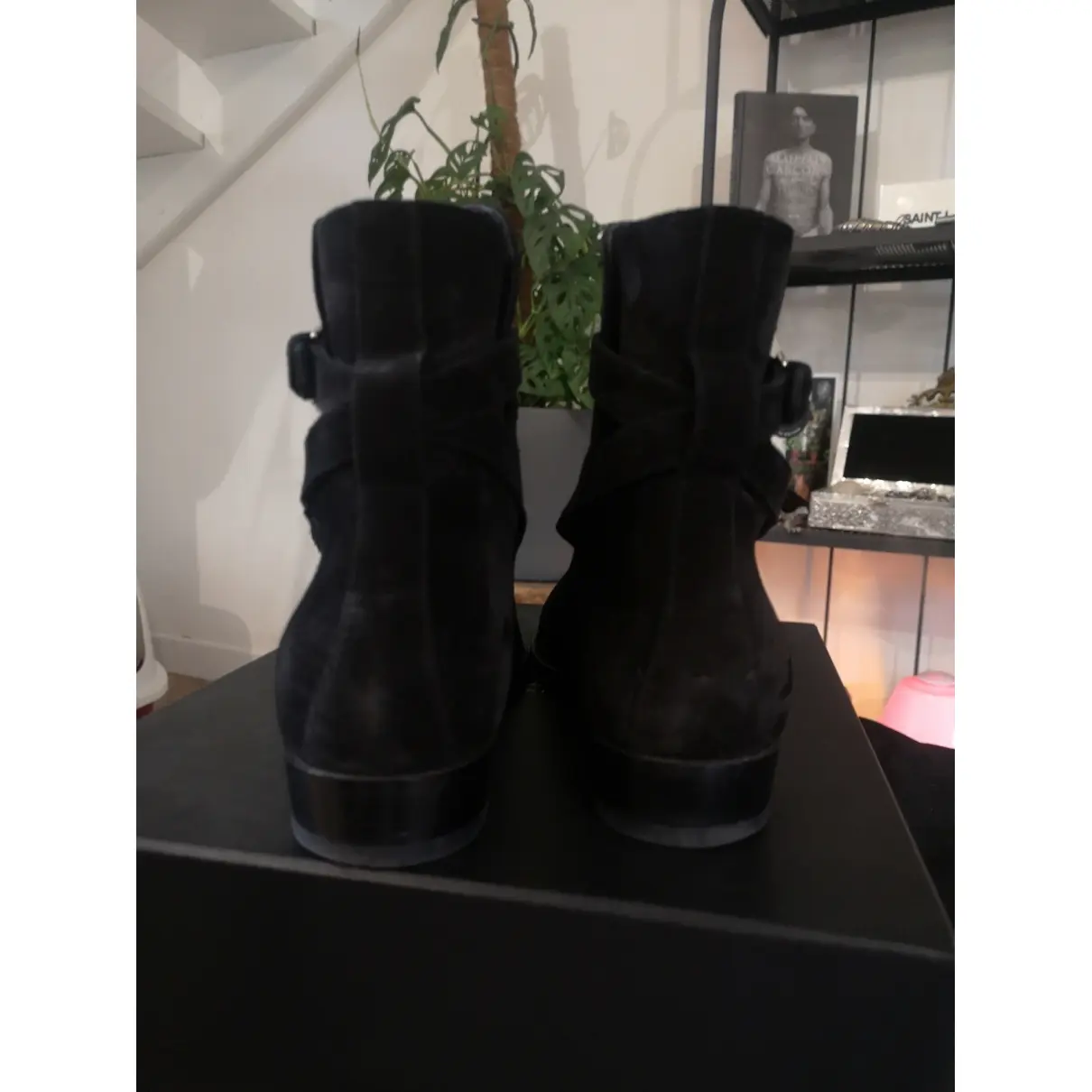 Buy Saint Laurent Wyatt Jodphur boots online