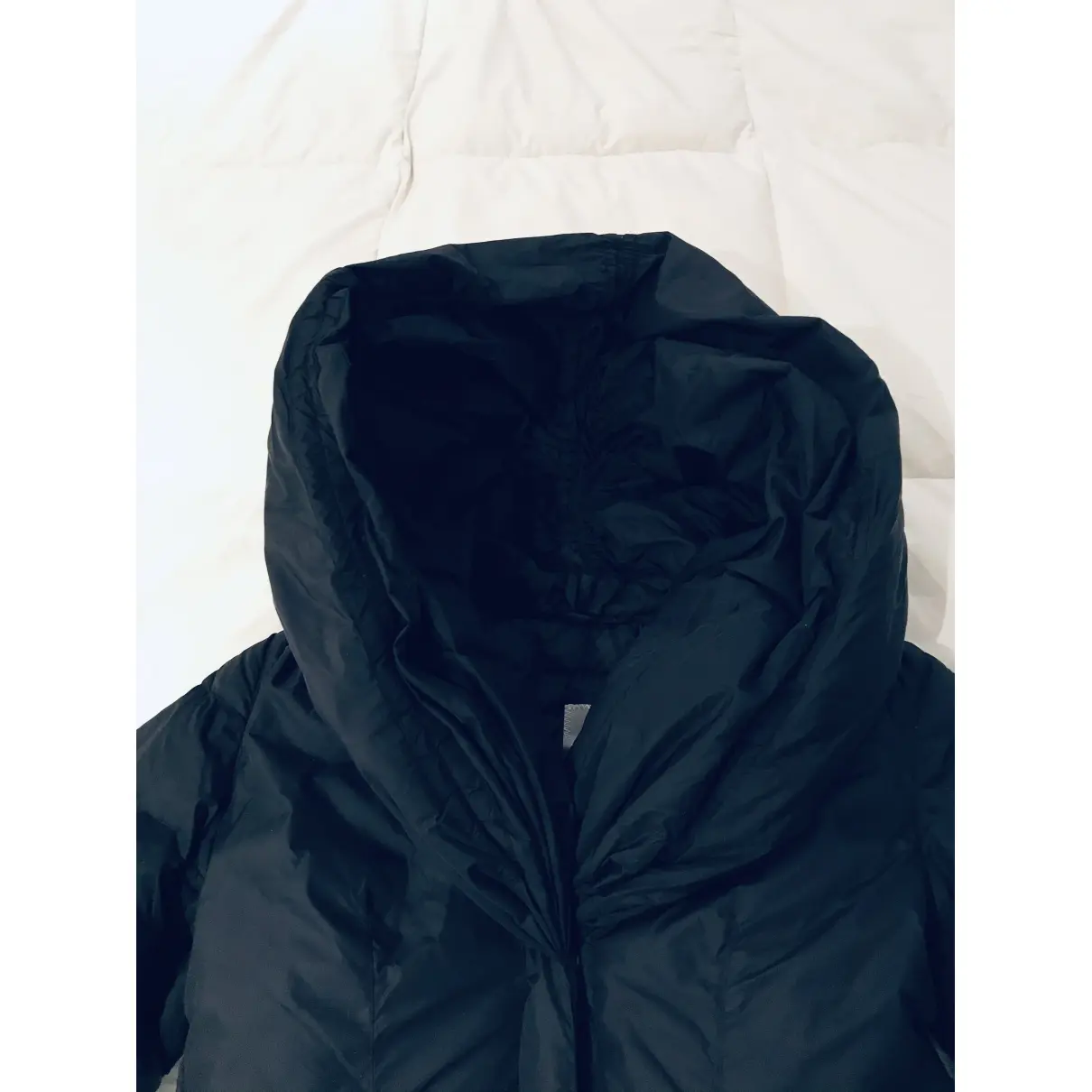 Black Synthetic Jacket Add
