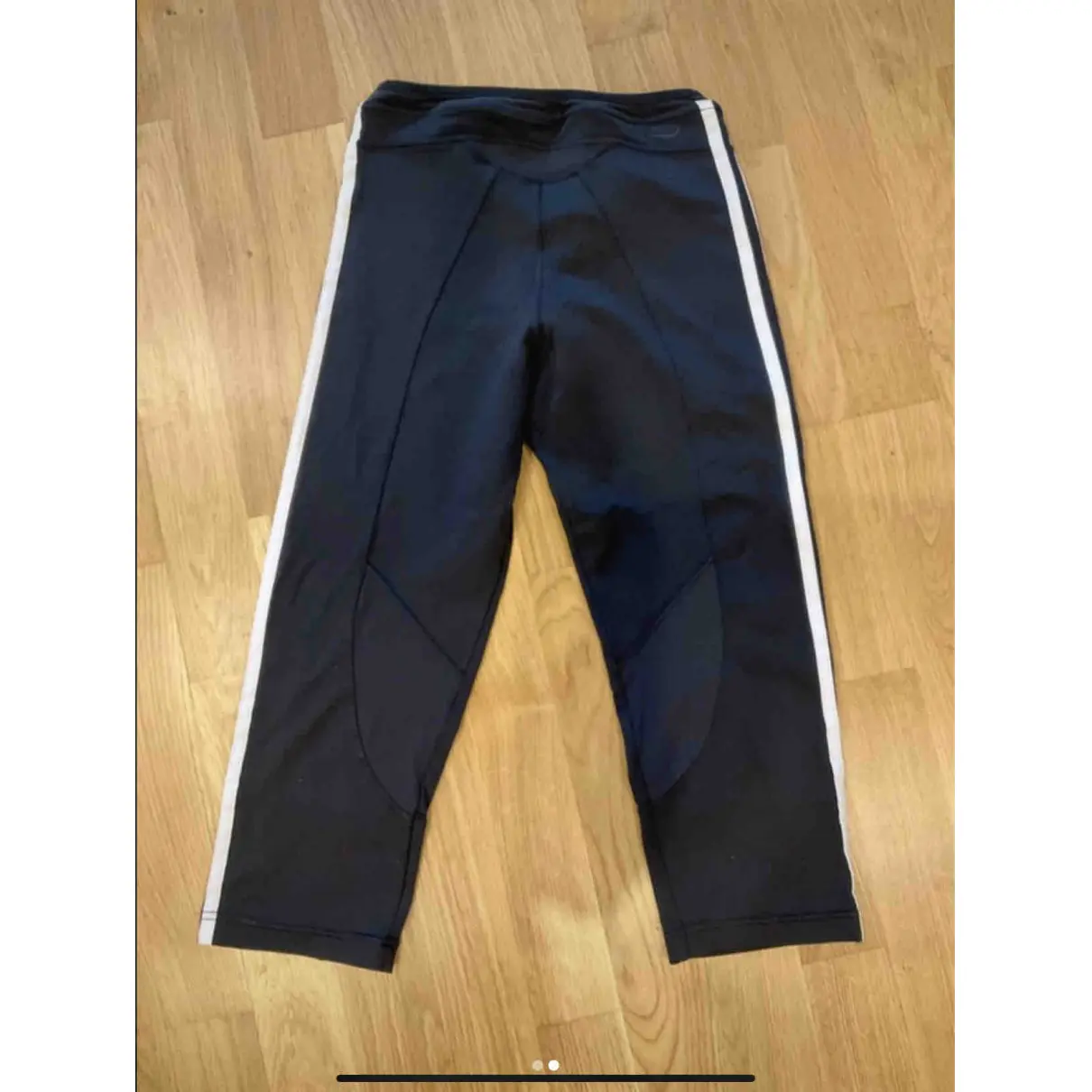 Buy Adidas Black Synthetic Trousers online