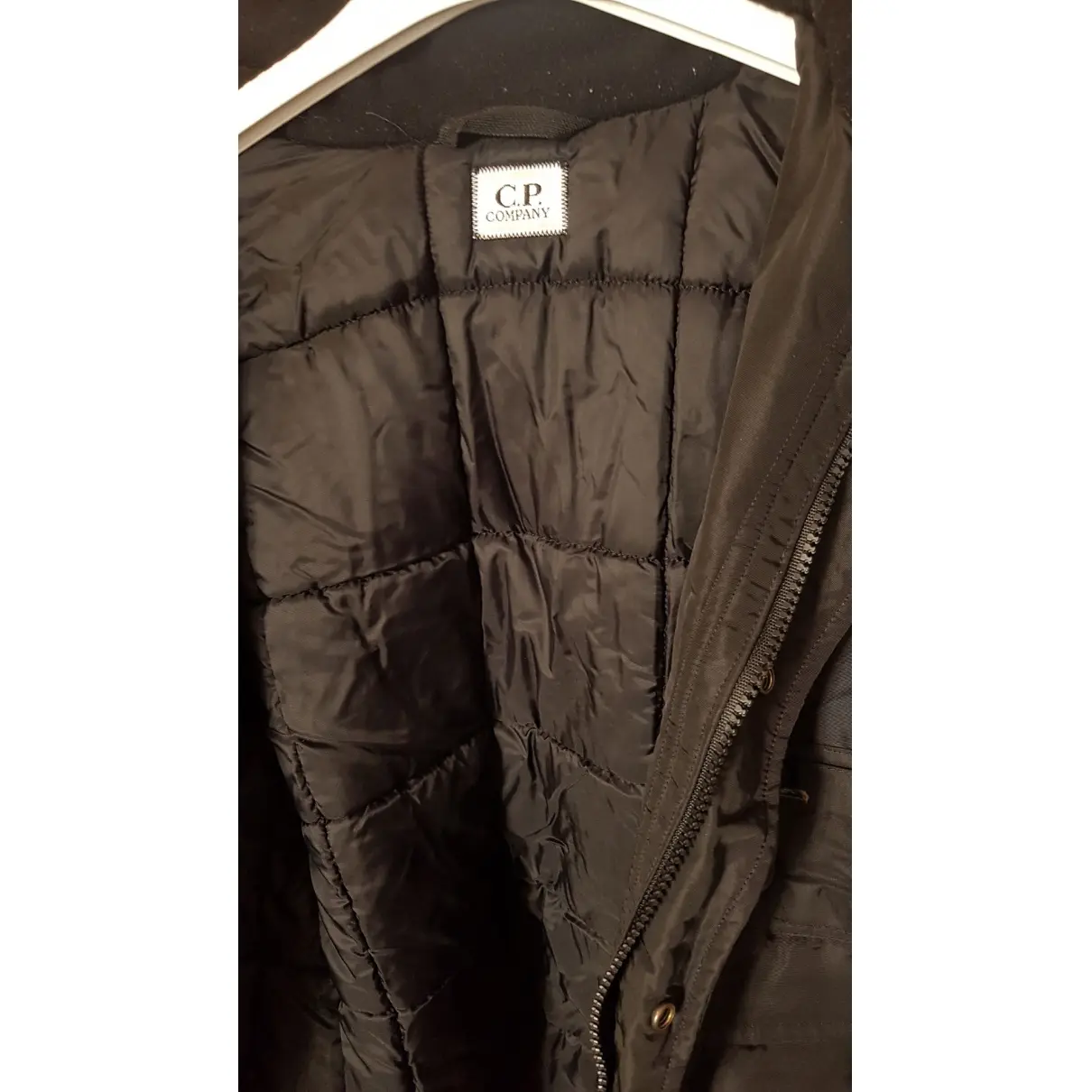 Black Synthetic Jacket & coat Cp Company