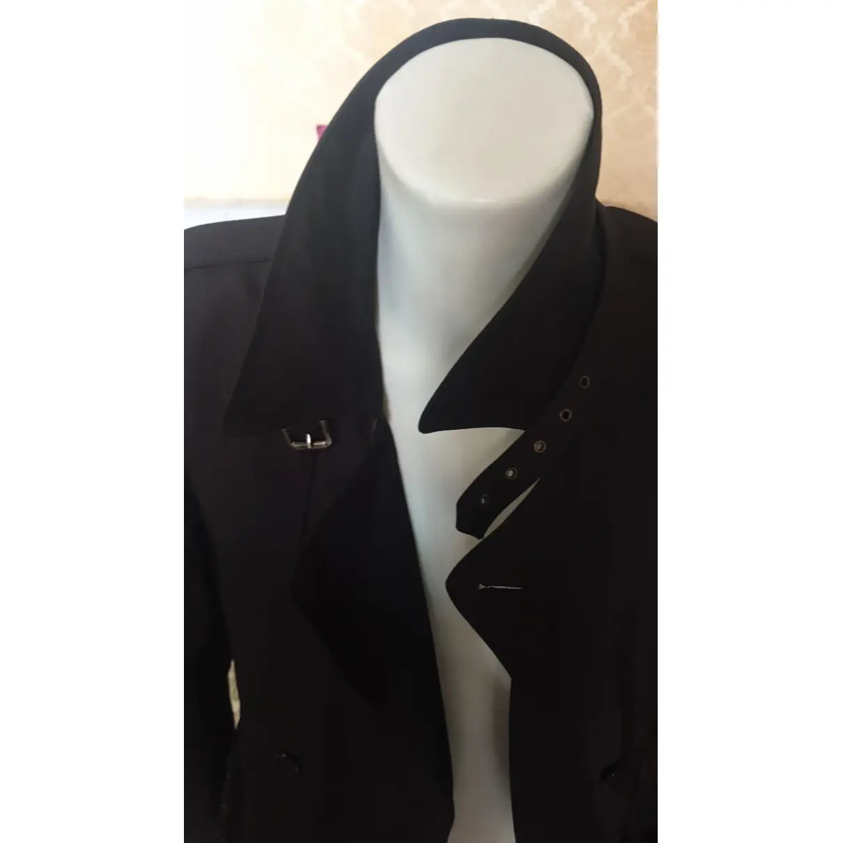Black Synthetic Coat Givenchy