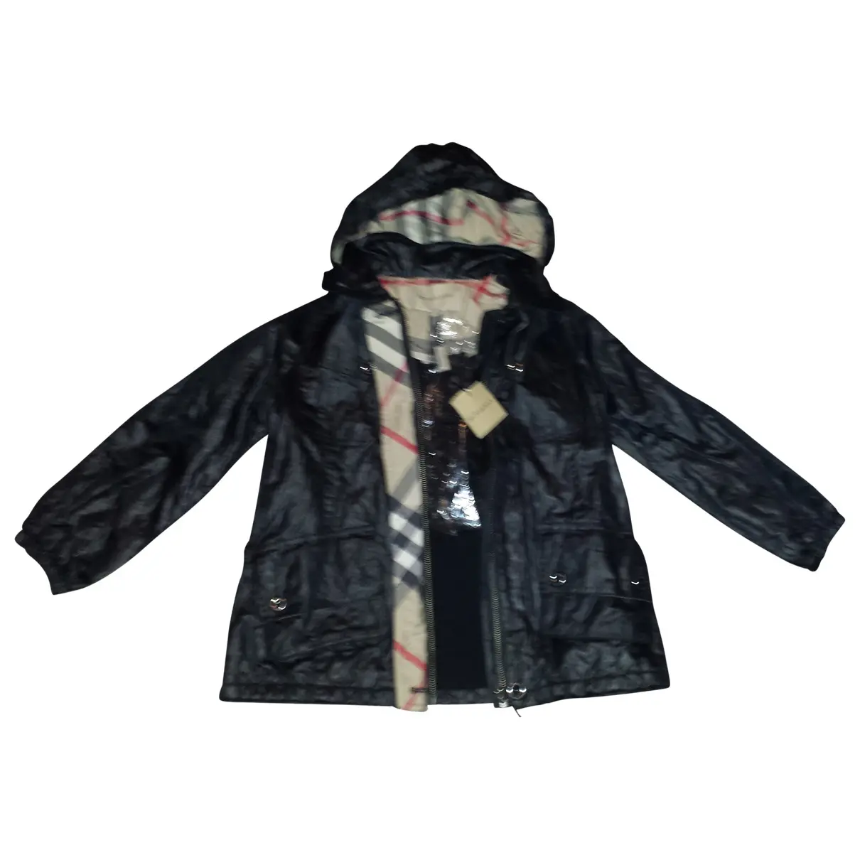 Black Synthetic Jacket & coat Burberry