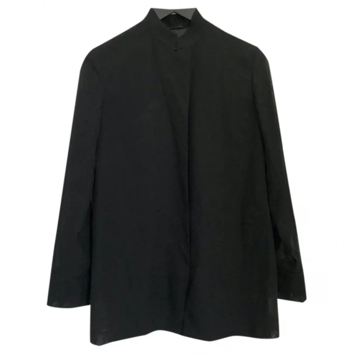 Black Synthetic Jacket Jil Sander