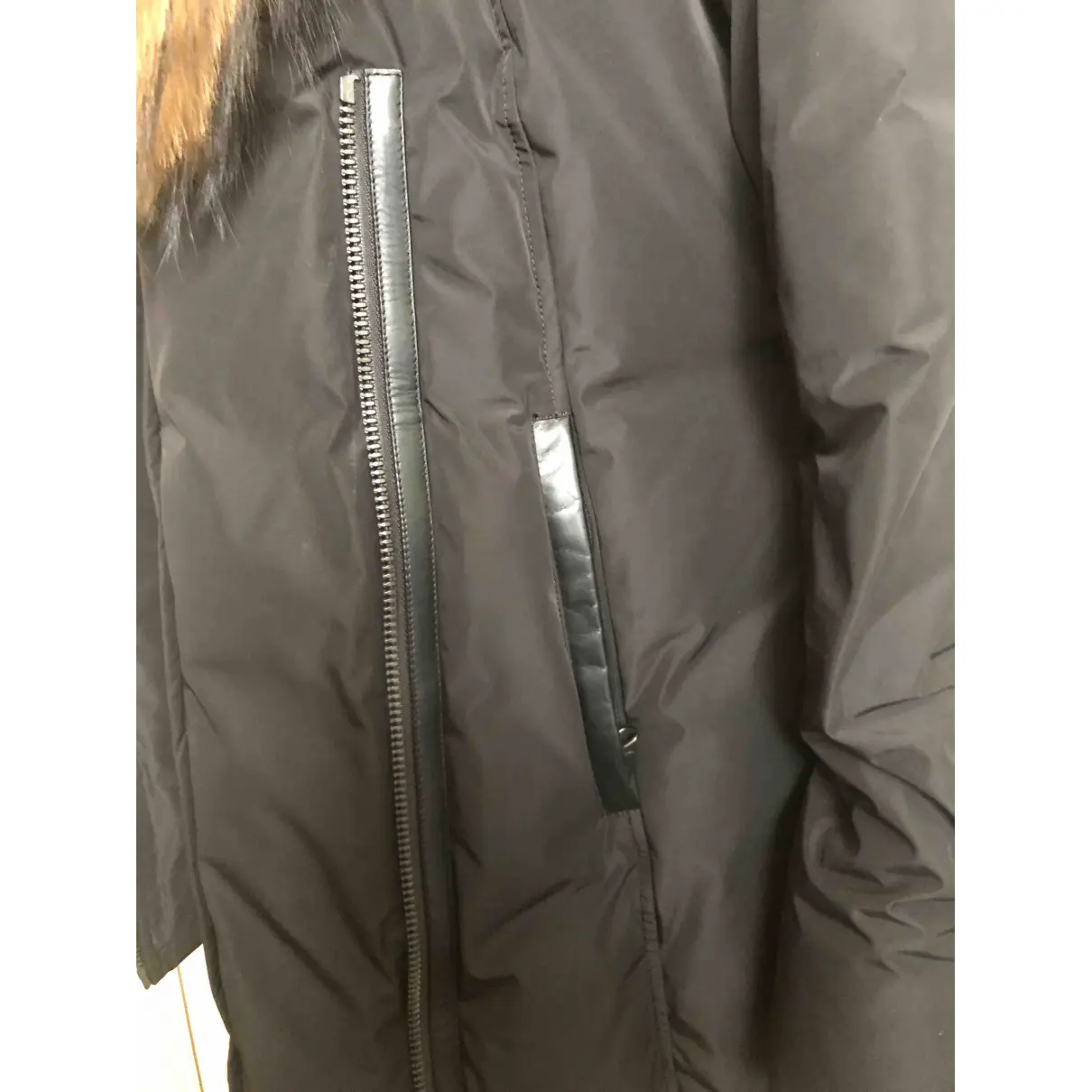 Black Synthetic Jacket Mackage