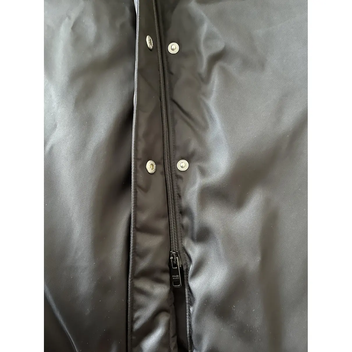 Buy Prada Black Synthetic Coat online