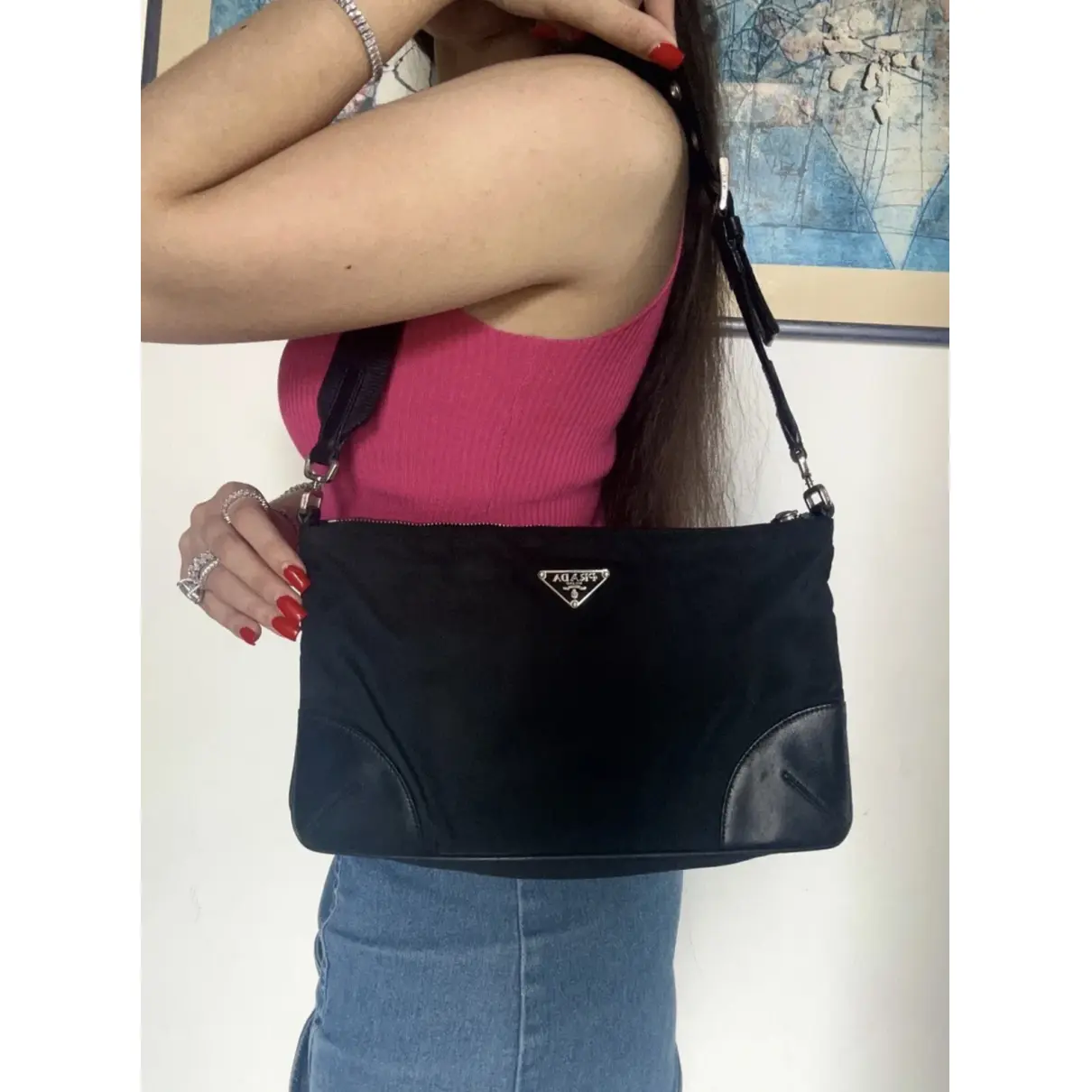 Buy Prada Tessuto mini bag online