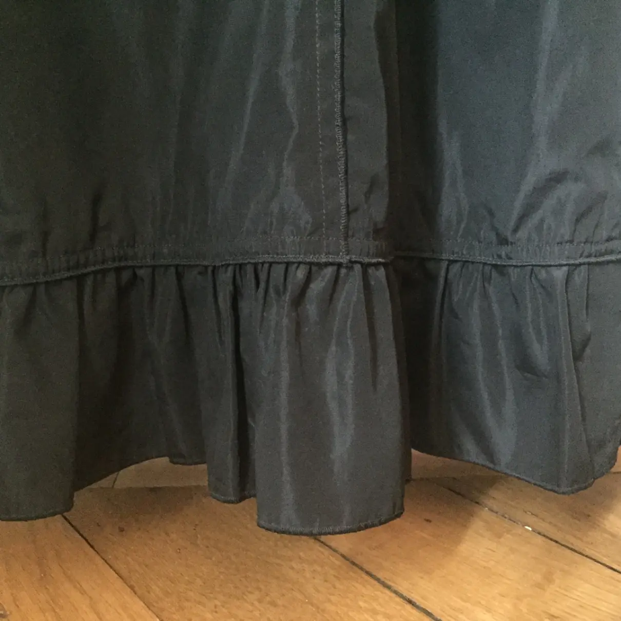 Black Synthetic Trench coat D&G
