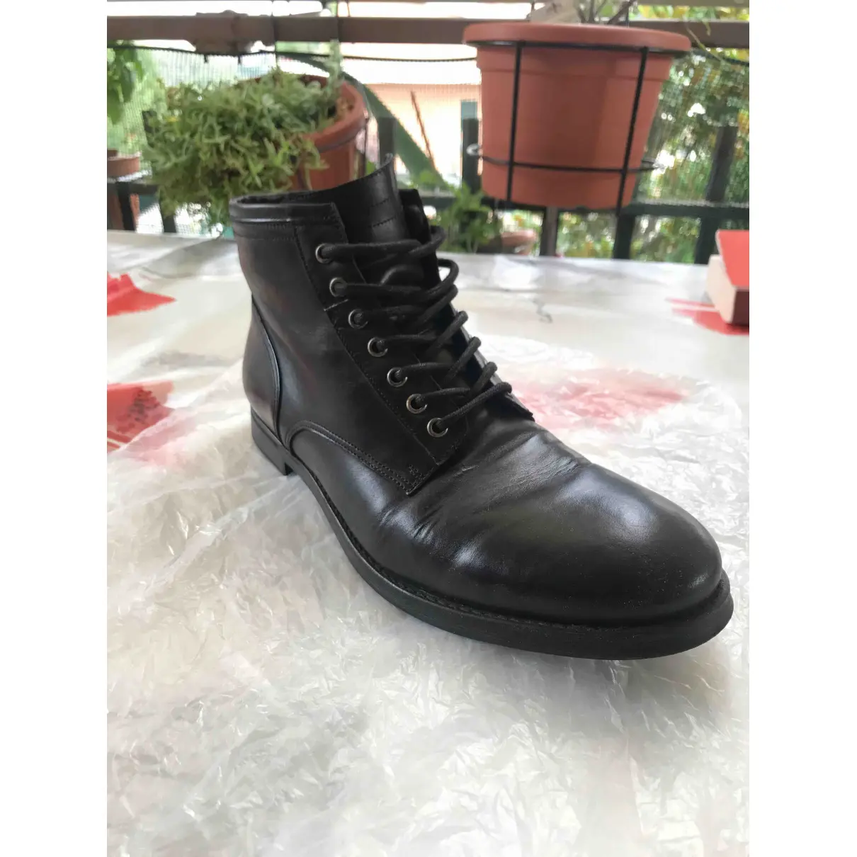 Buy Zara Black Synthetic Boots online