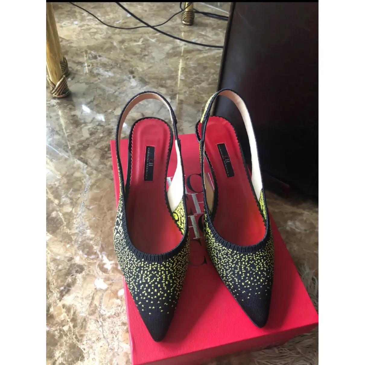 Buy Carolina Herrera Tweed heels online