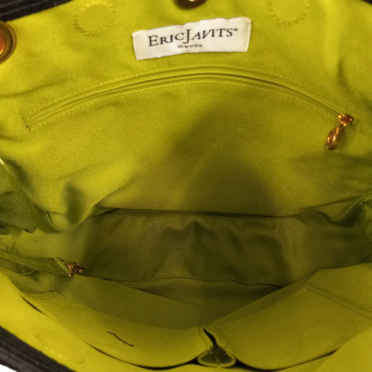 Tweed handbag ERIC JAVITS