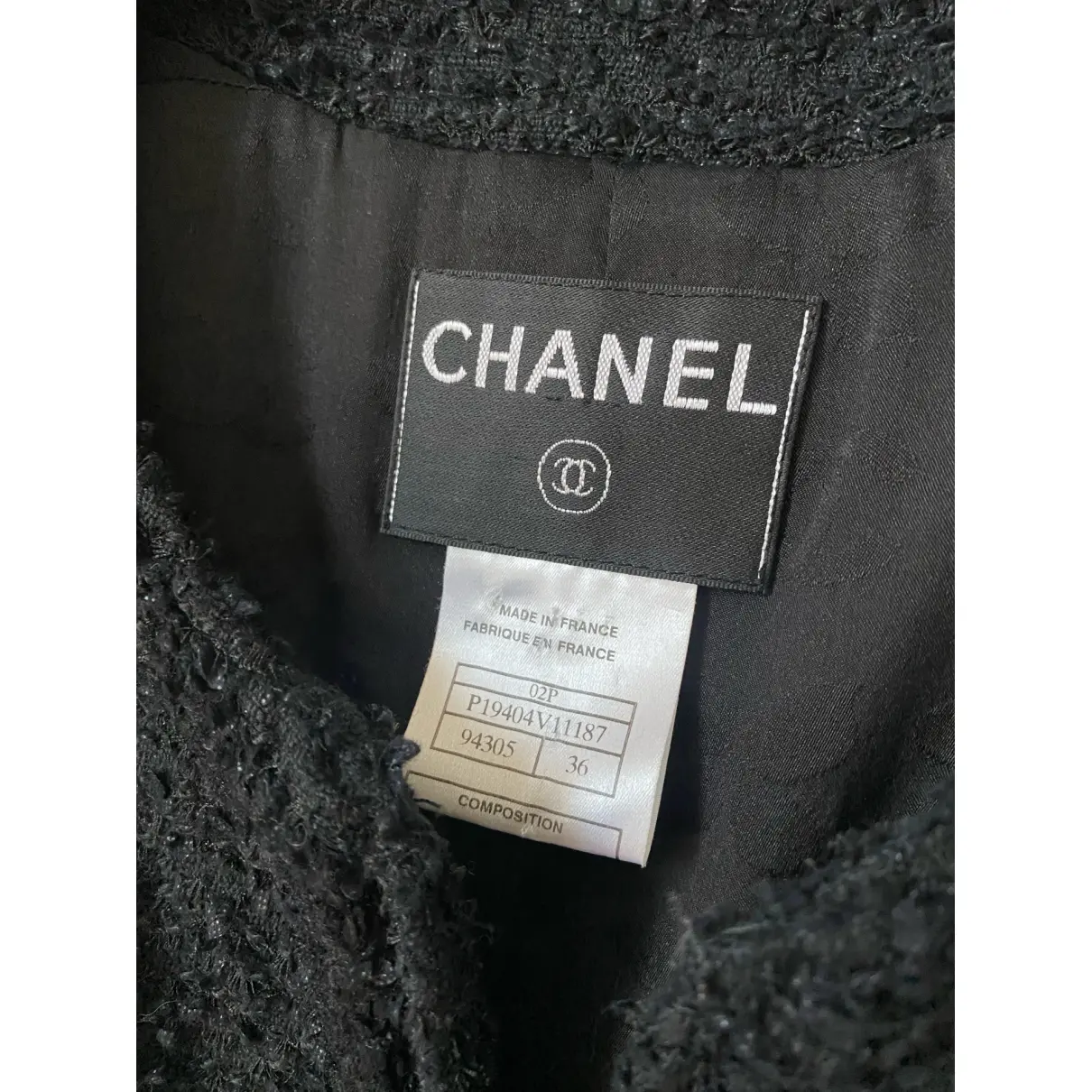 Buy Chanel La Petite Veste Noire tweed jacket online - Vintage