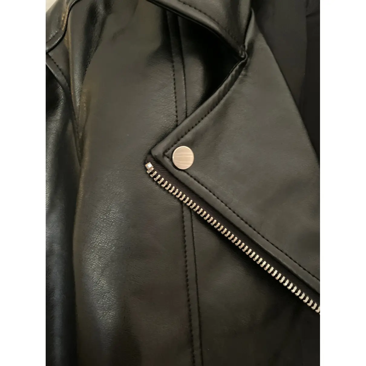 Luxury BERSHKA Leather jackets Women