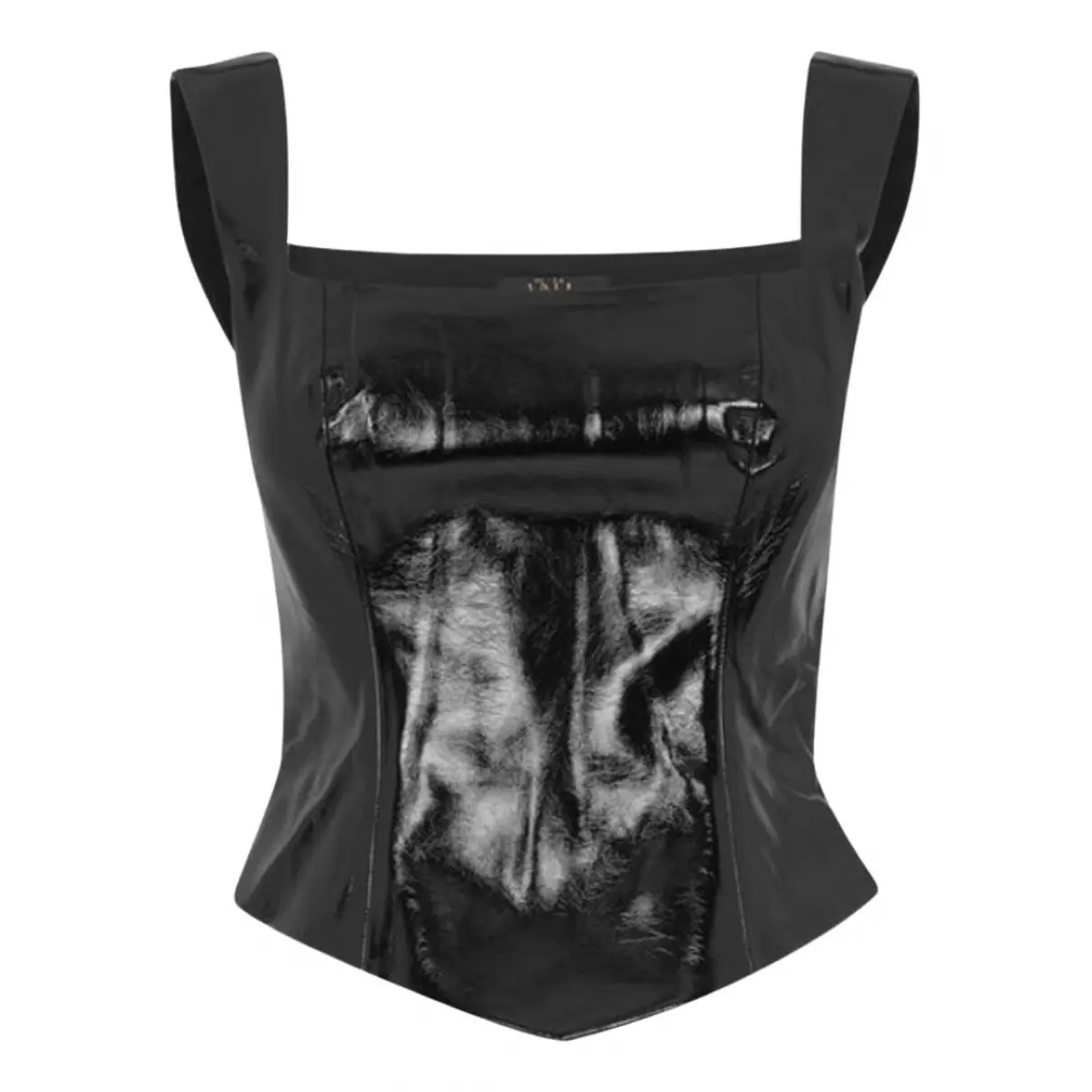 Vegan leather corset De La Vali