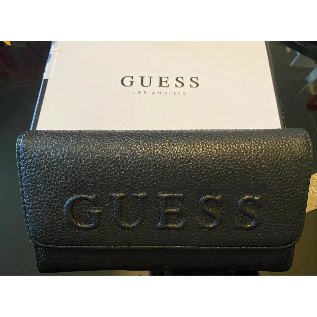 Vegan leather wallet GUESS