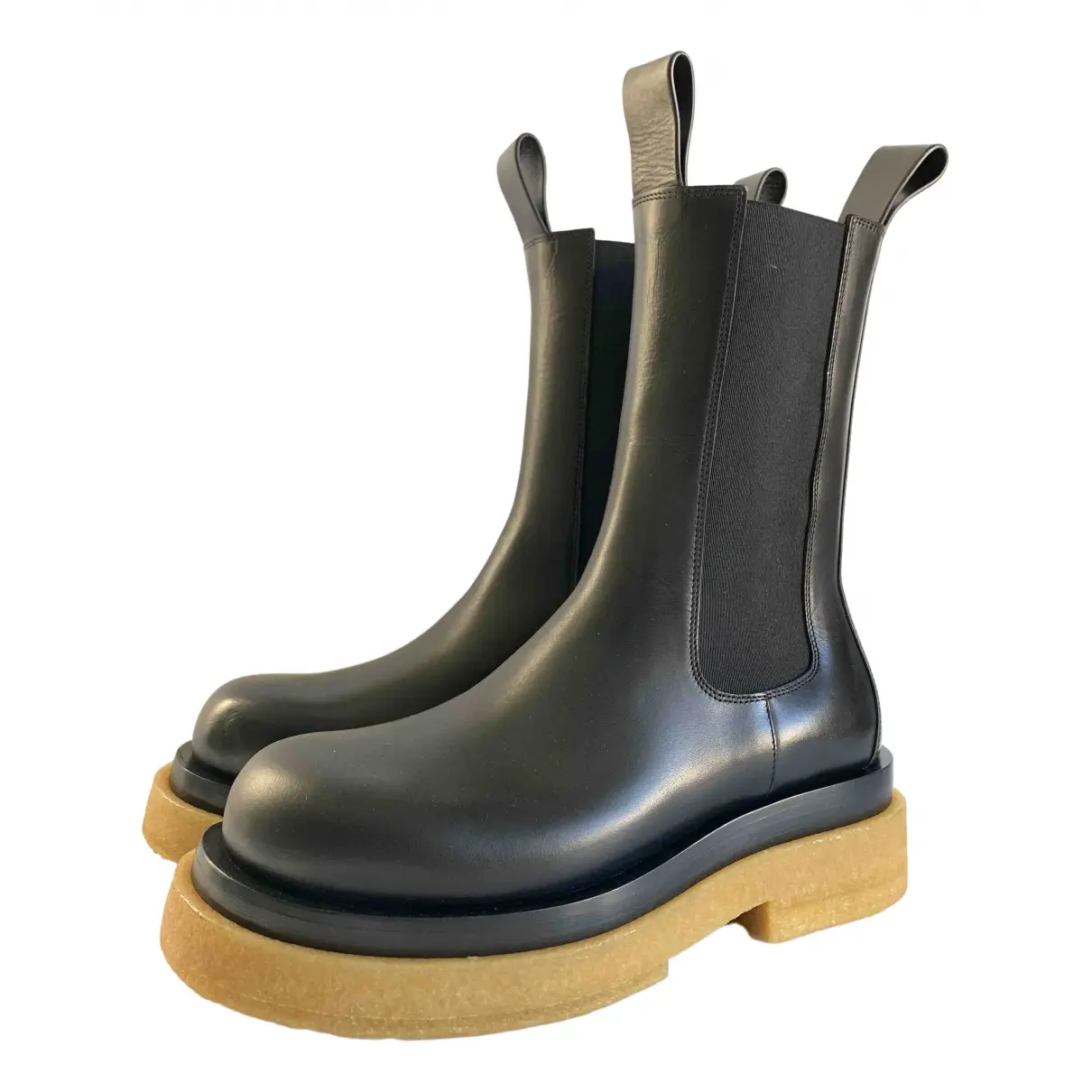 Lug vegan leather ankle boots Bottega Veneta