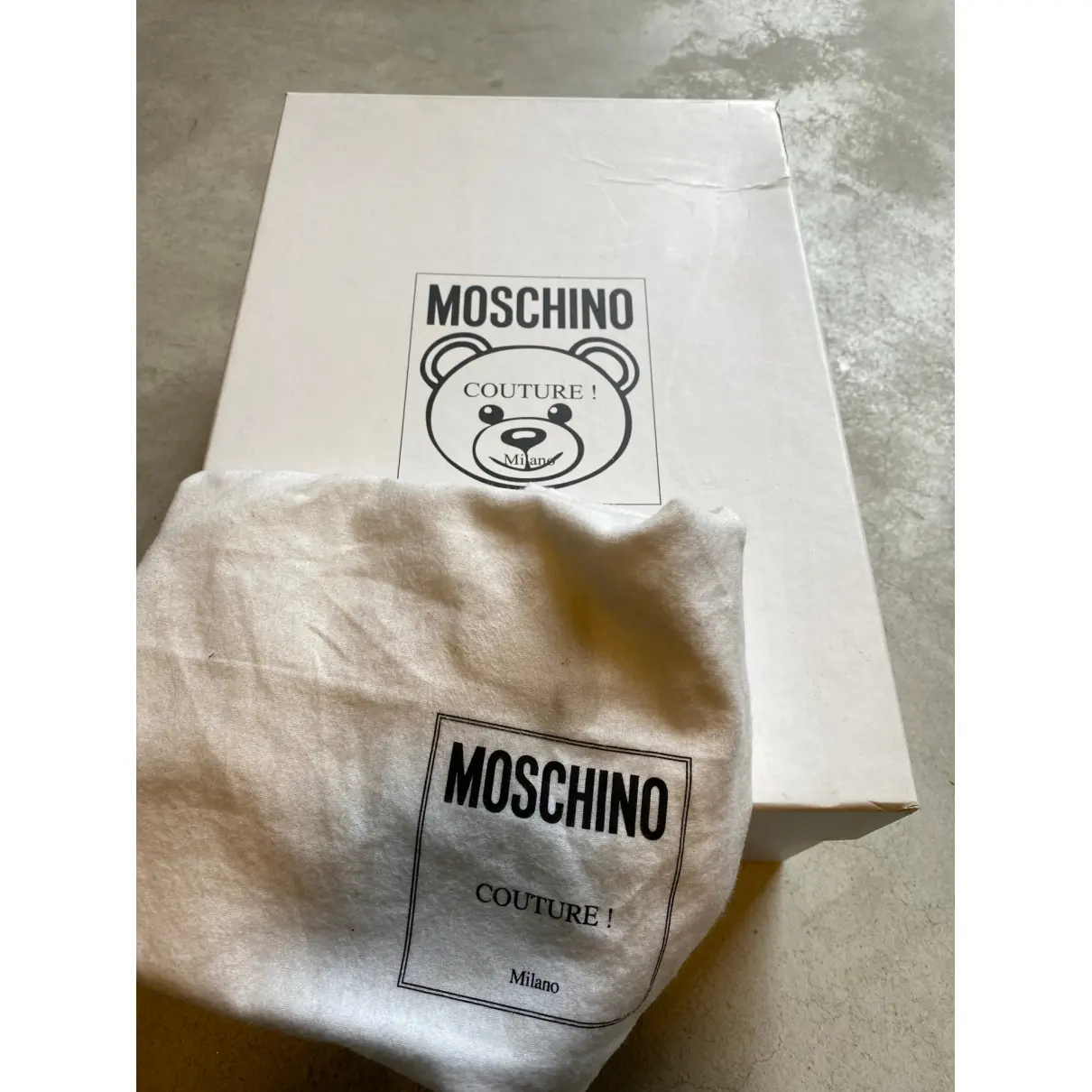 Teddy Pop vegan leather trainers Moschino