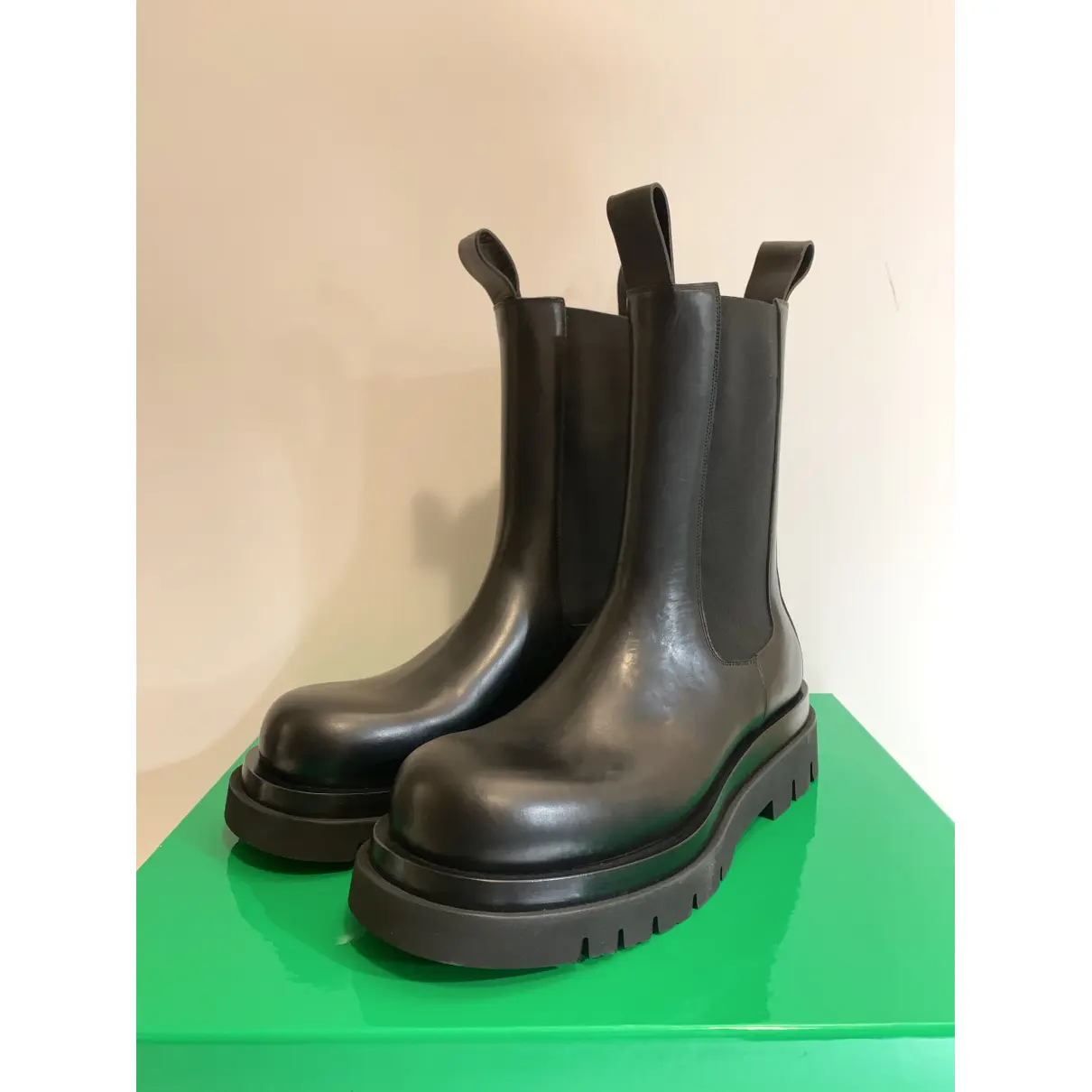 Buy Bottega Veneta The Lug vegan leather boots online