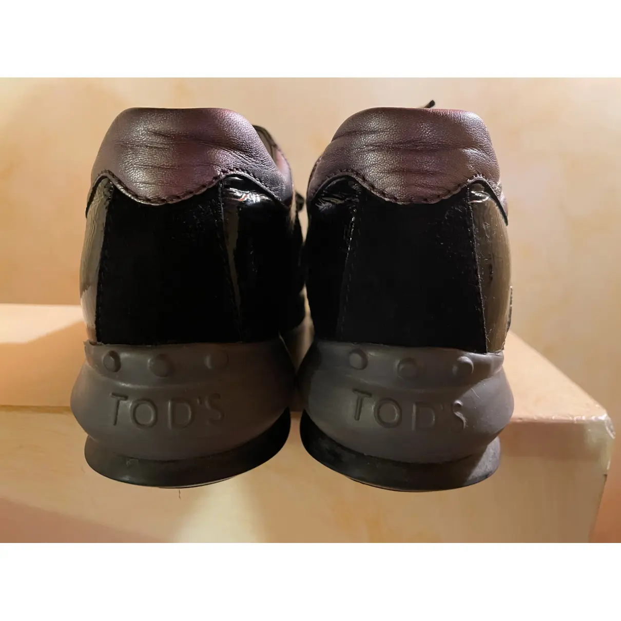 Vegan leather trainers Tod's