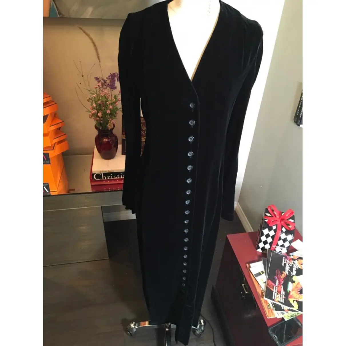Buy Ann Demeulemeester Velvet dress online