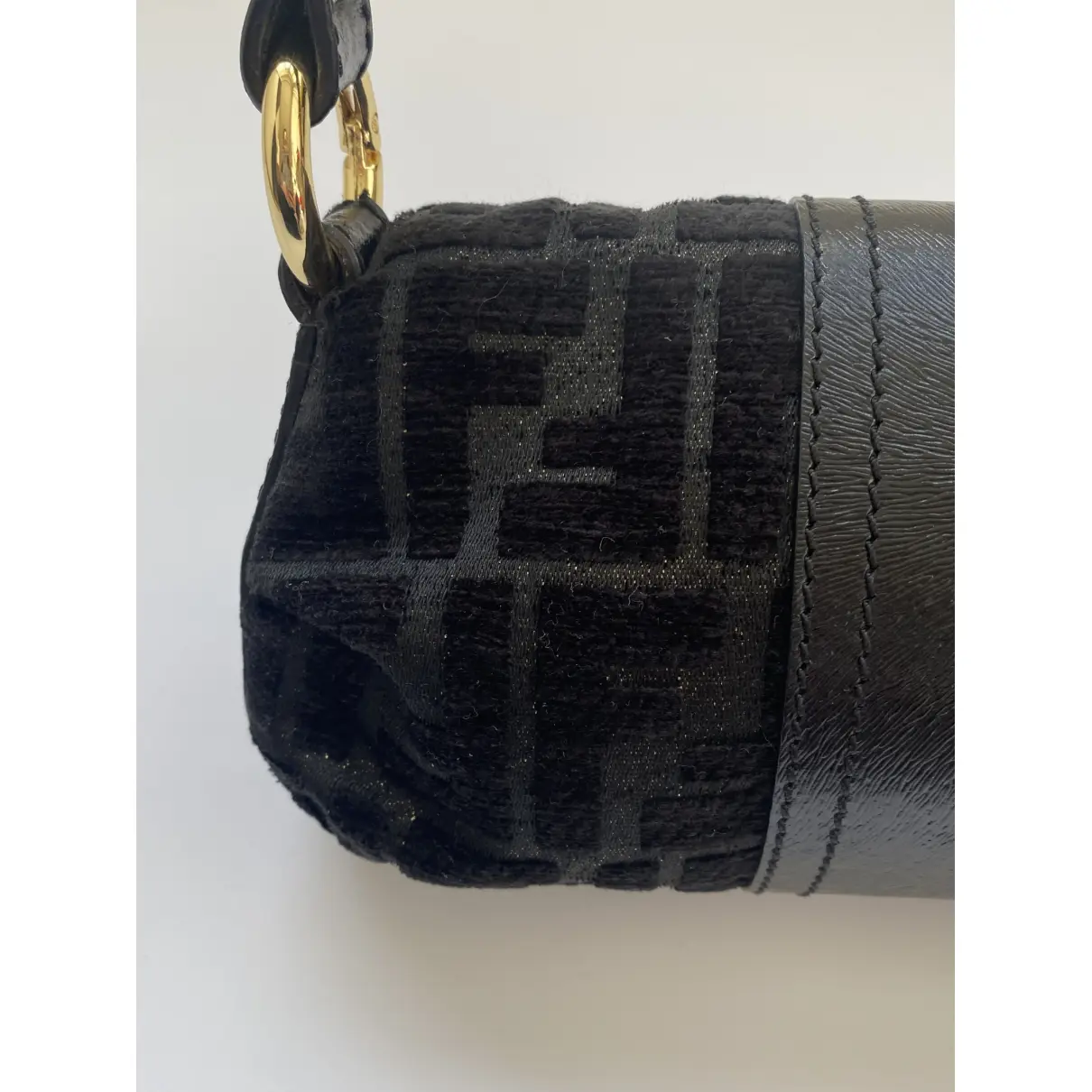 Baguette velvet handbag Fendi - Vintage