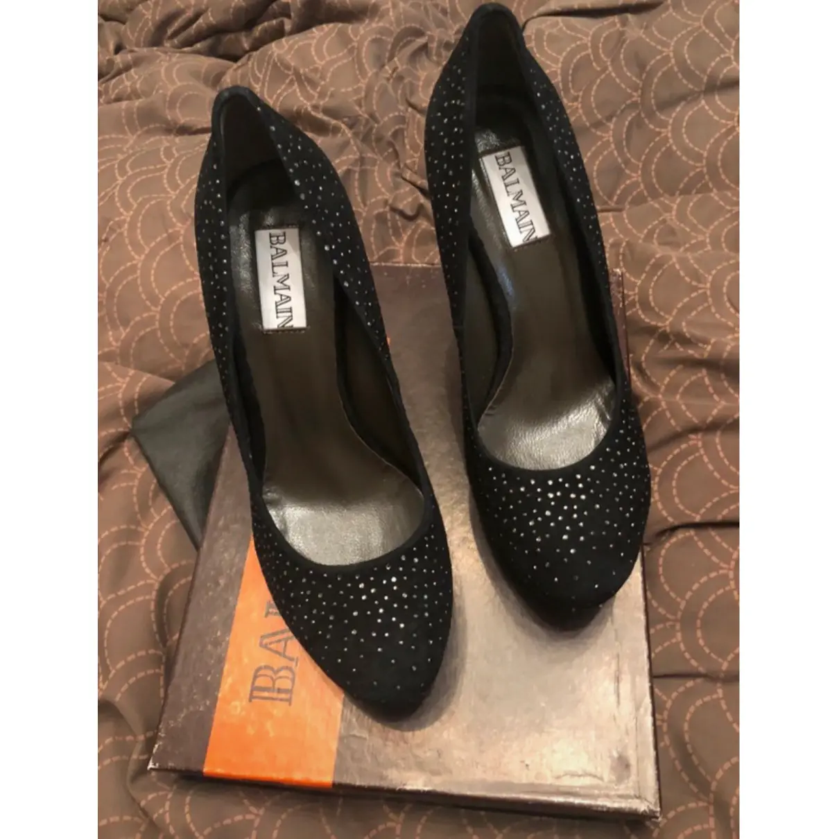 Buy Balmain Velvet heels online
