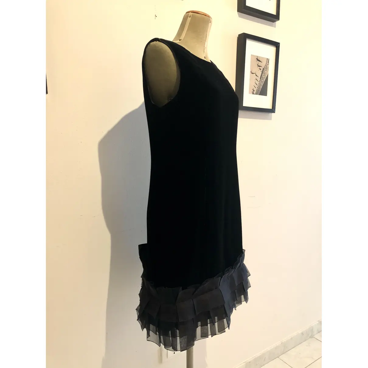 Velvet mid-length dress Blumarine