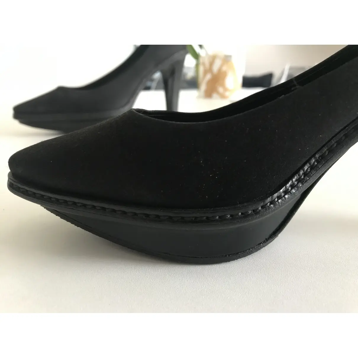 Velvet heels Celine