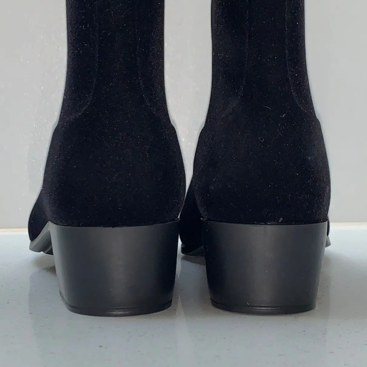 Velvet ankle boots Chanel