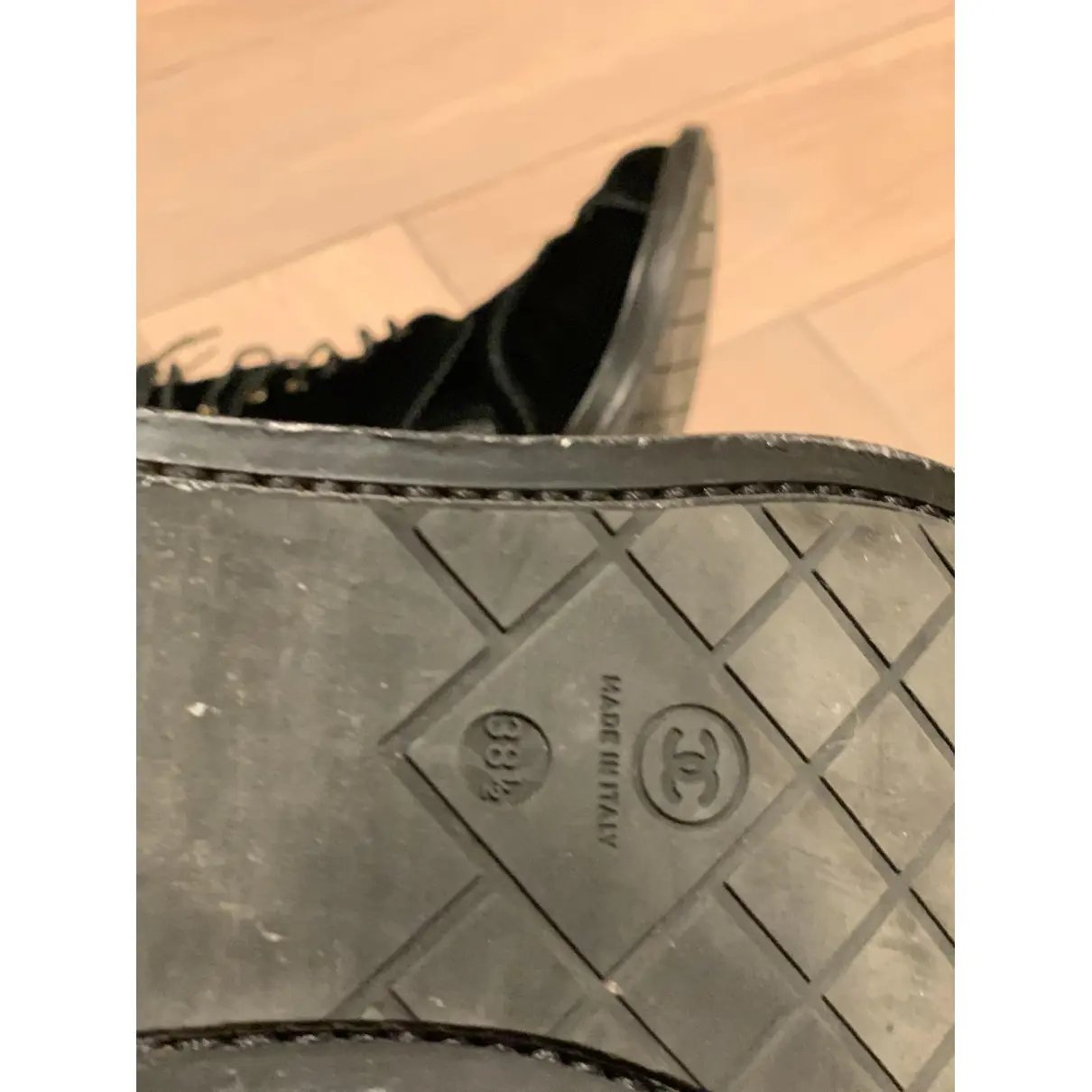 Buy Chanel Velvet ankle boots online