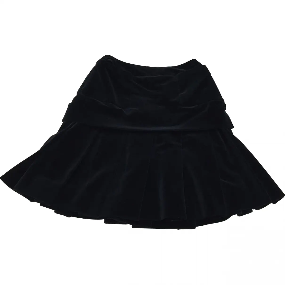 100% Authentic Chanel Boutique Vintage Classic Black Pleaded Skirt Chanel - Vintage