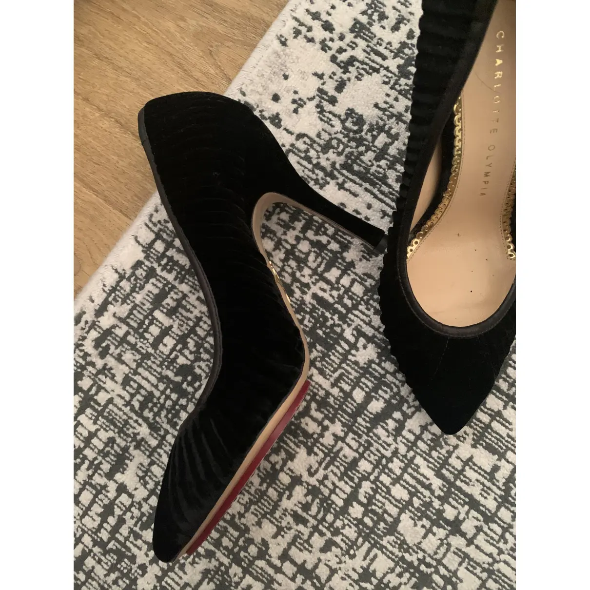 Buy Charlotte Olympia Velvet heels online