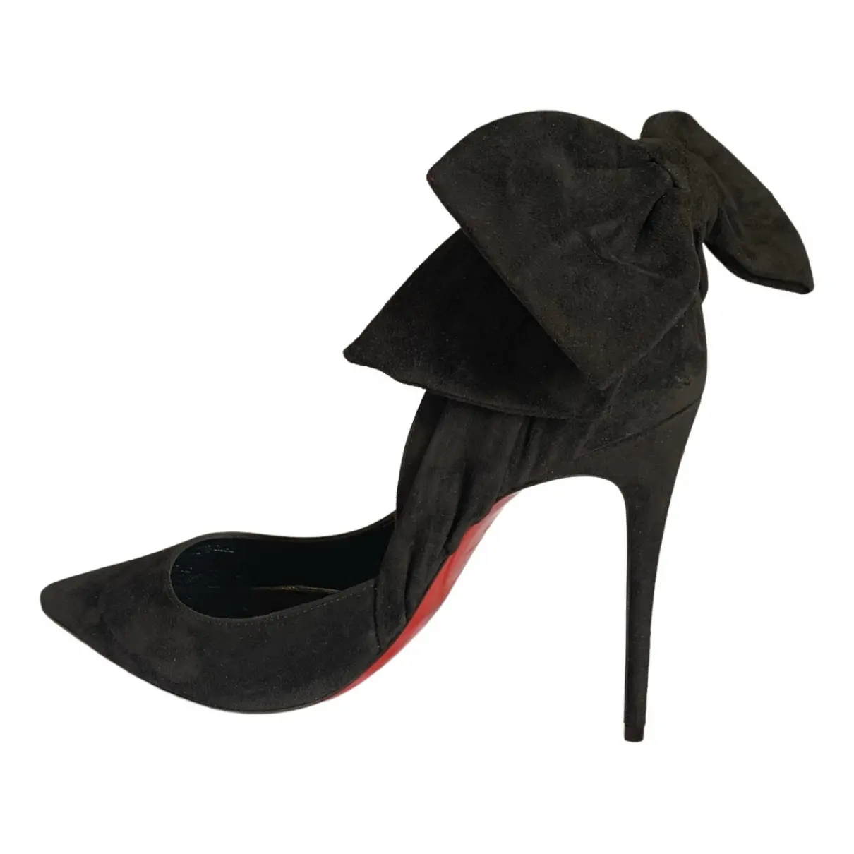 Velvet heels Christian Louboutin