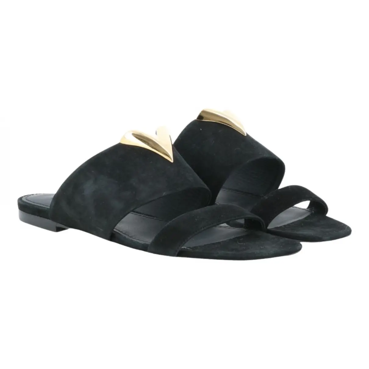 Velvet sandals Christian Louboutin