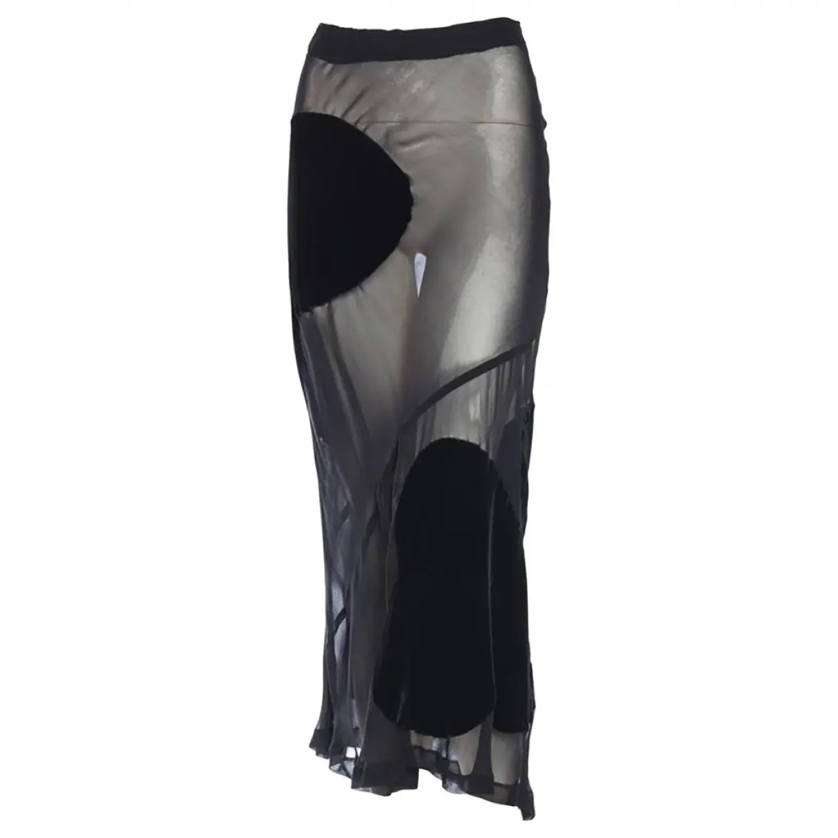 Velvet mid-length skirt Comme Des Garcons