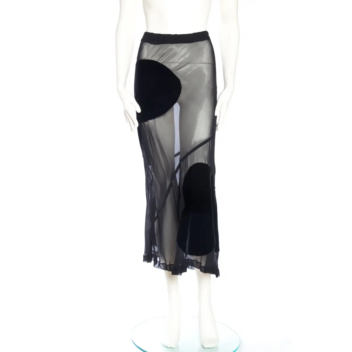 Comme Des Garcons Velvet mid-length skirt for sale