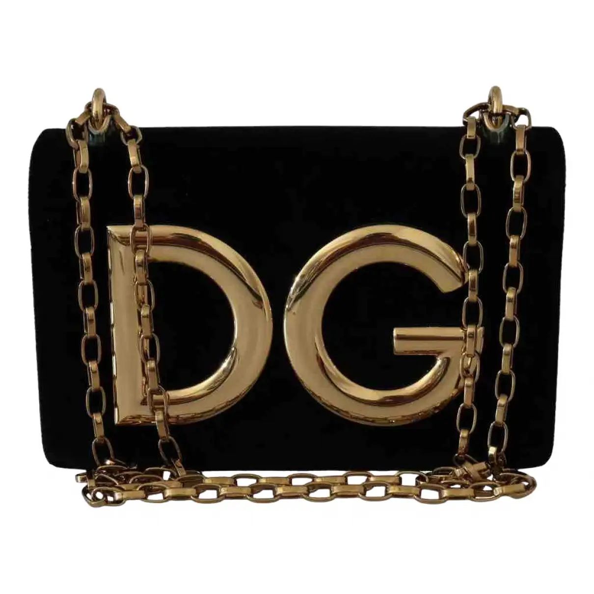 DG Girls velvet clutch bag Dolce & Gabbana