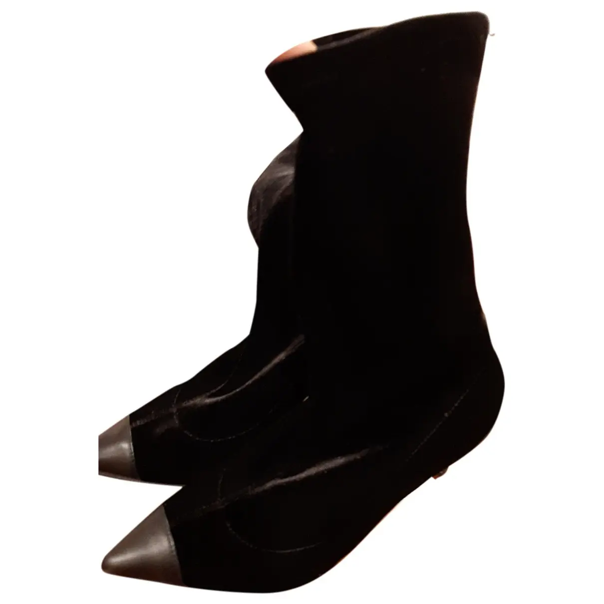 Velvet ankle boots Elisabetta Franchi